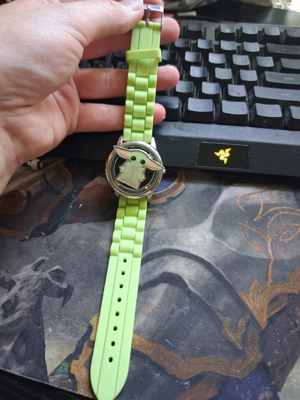 Star Wars Grogu "Baby Yoda" watch **needs battery**